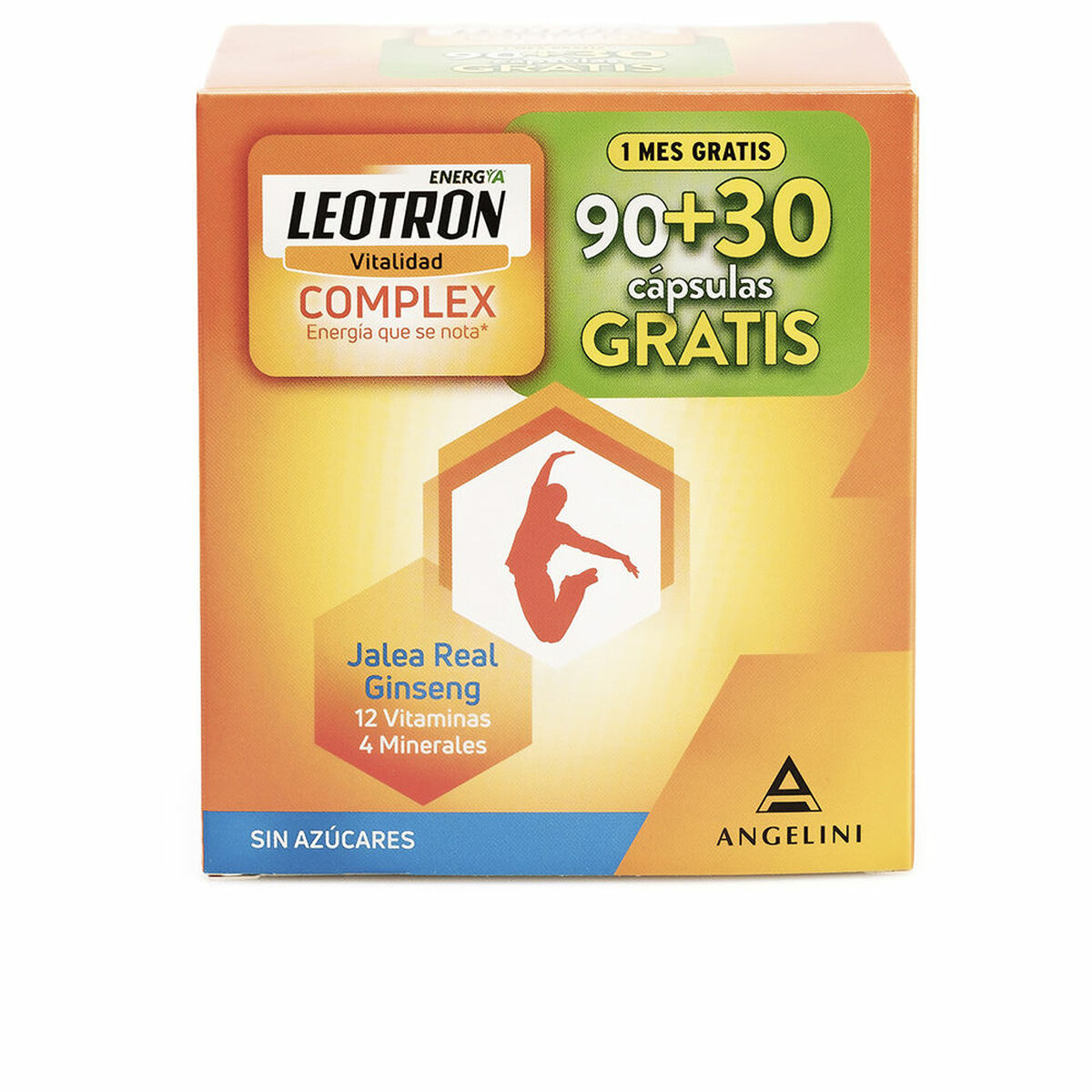 Complemento Alimenticio Leotron Leotron Complex Ginseng Jalea real 120 Unidades